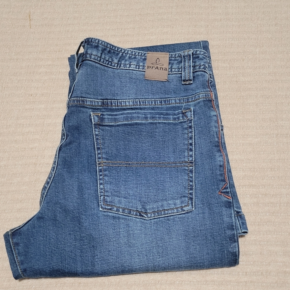 Prana Men's Denim Jeans in Classic Blue
